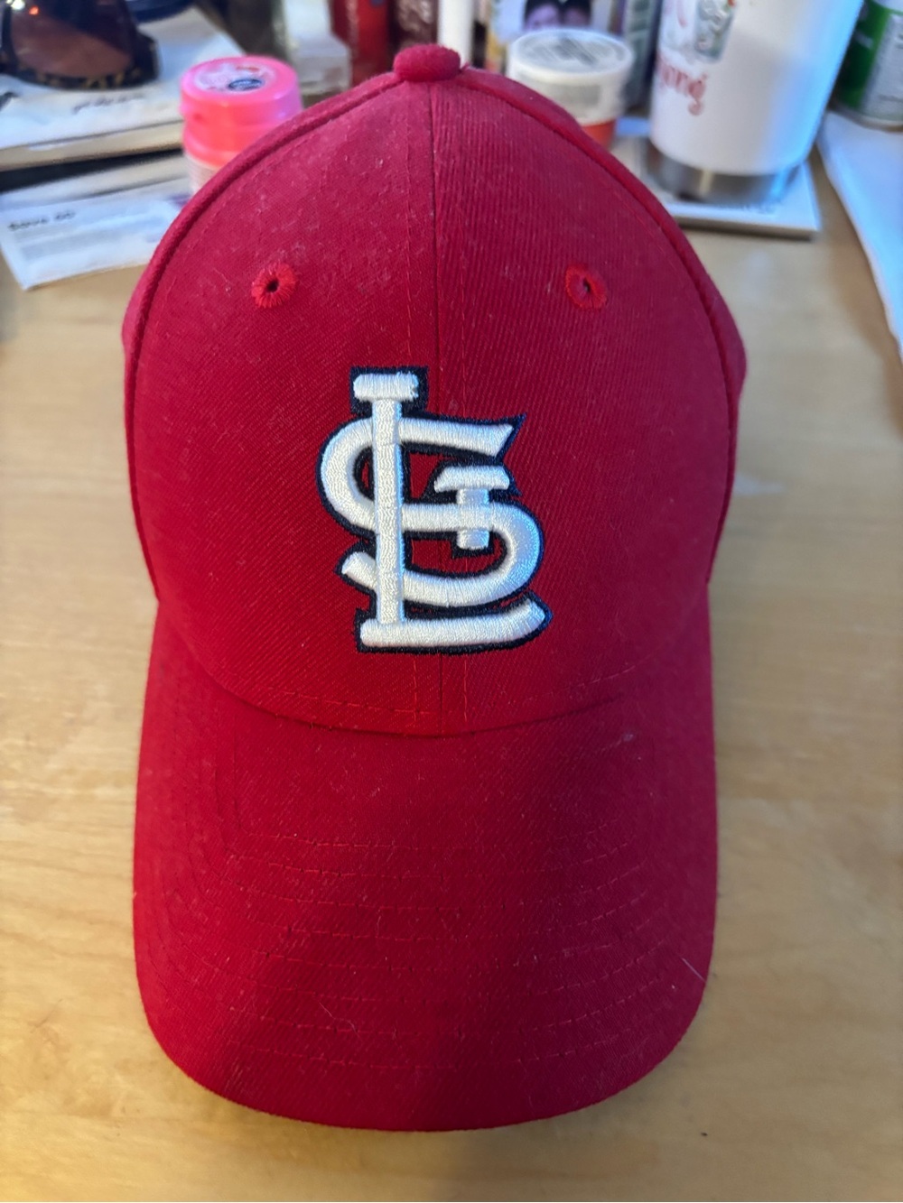 St. Louis Cardinals Red Baseball Cap with White Team Logo
